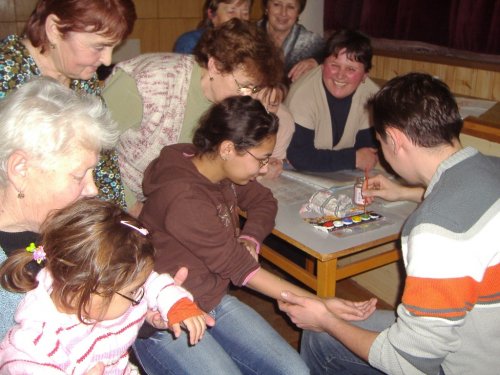 Klub dobré pohody - malujeme Slovácké ornamenty - 17.1.2008